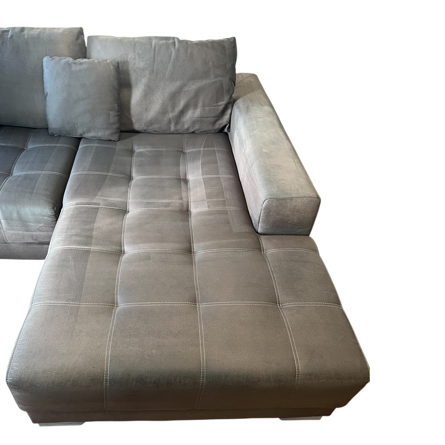 Ecksofa in Braun, elektrisch ausziehbar Art.-Nr. 507