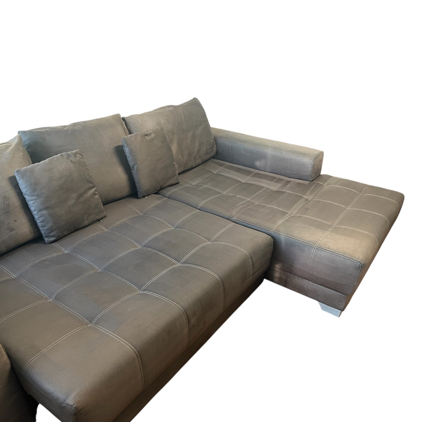 Ecksofa in Braun, elektrisch ausziehbar Art.-Nr. 507