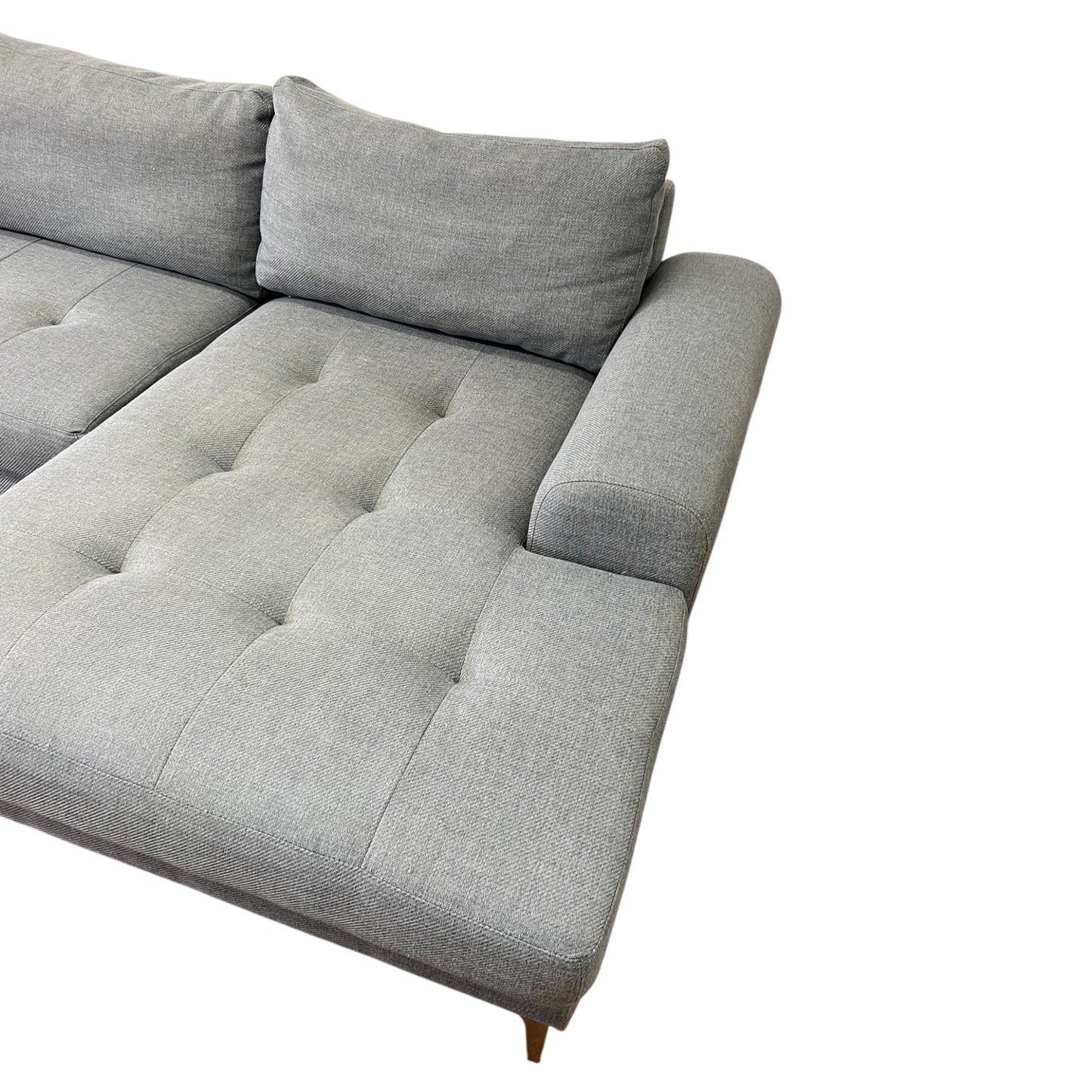 Graues Ecksofa von Micasa Art.-Nr 475