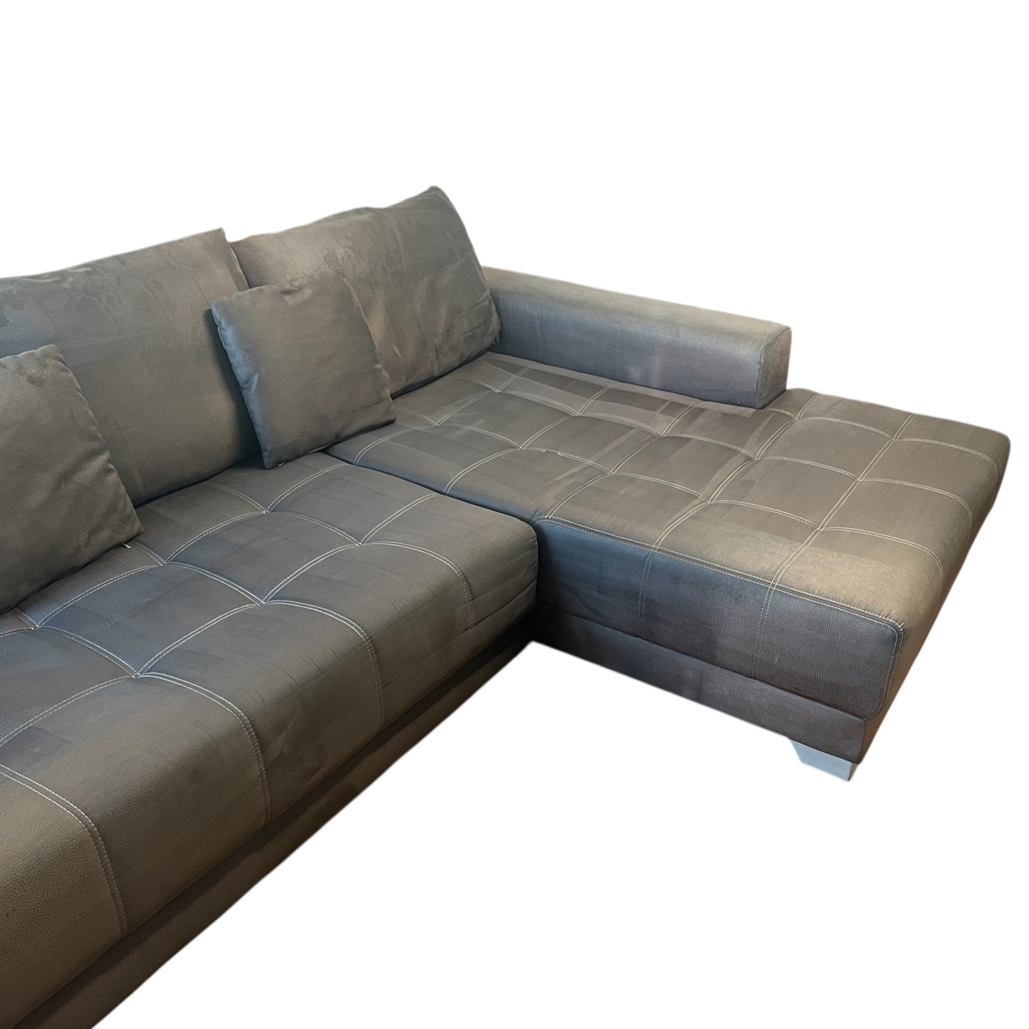 Ecksofa in Braun, elektrisch ausziehbar Art.-Nr. 507