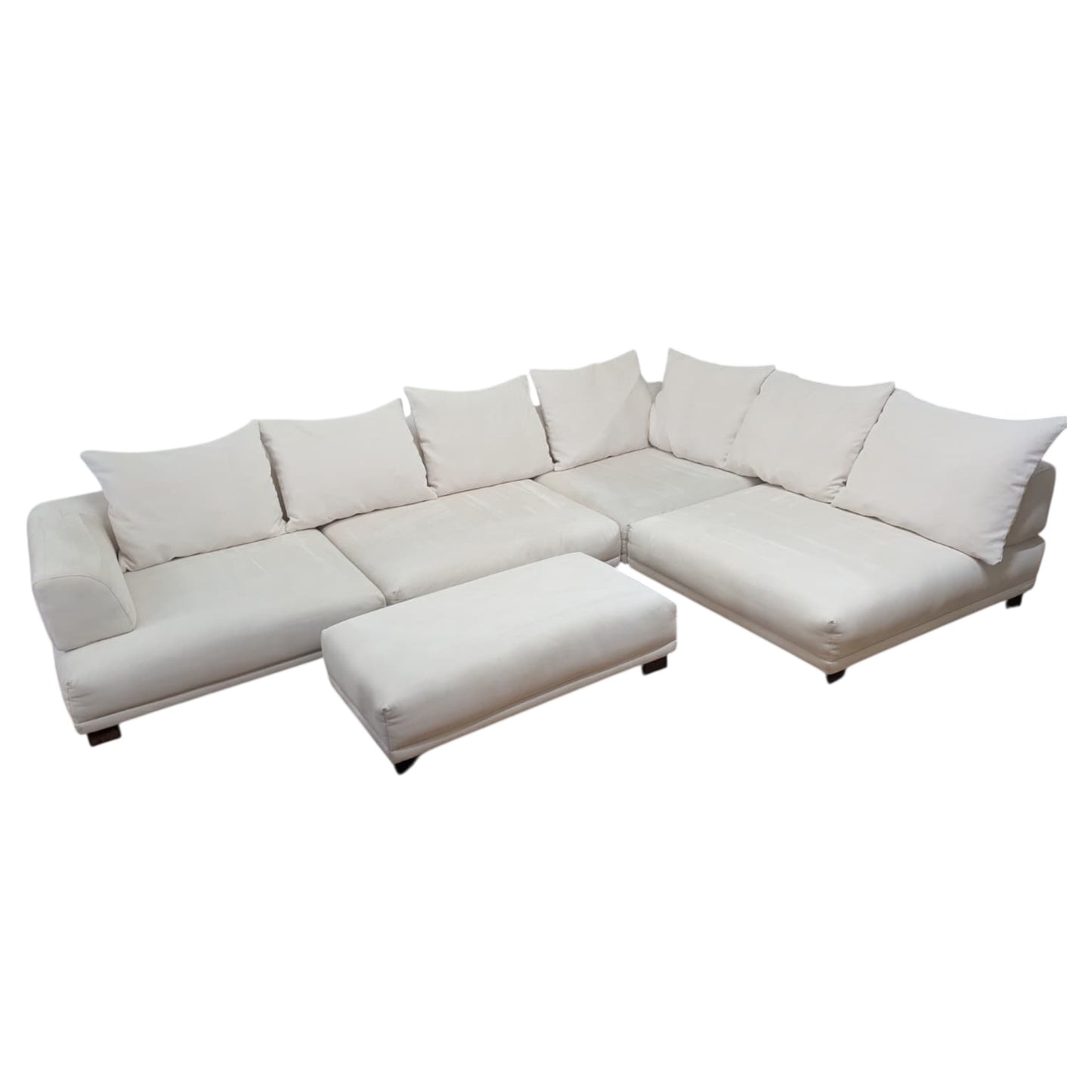 Hochwertiges Ecksofa mit Hocker von Bullfrog Art.-Nr. 461