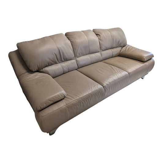 Beiges Zweier-Sofa-Set aus Kunstleder Art.-Nr. 388