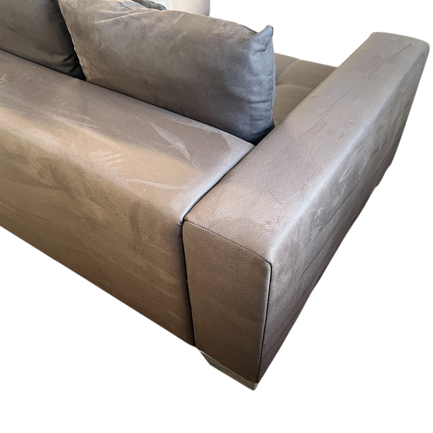 Ecksofa in Braun, elektrisch ausziehbar Art.-Nr. 507
