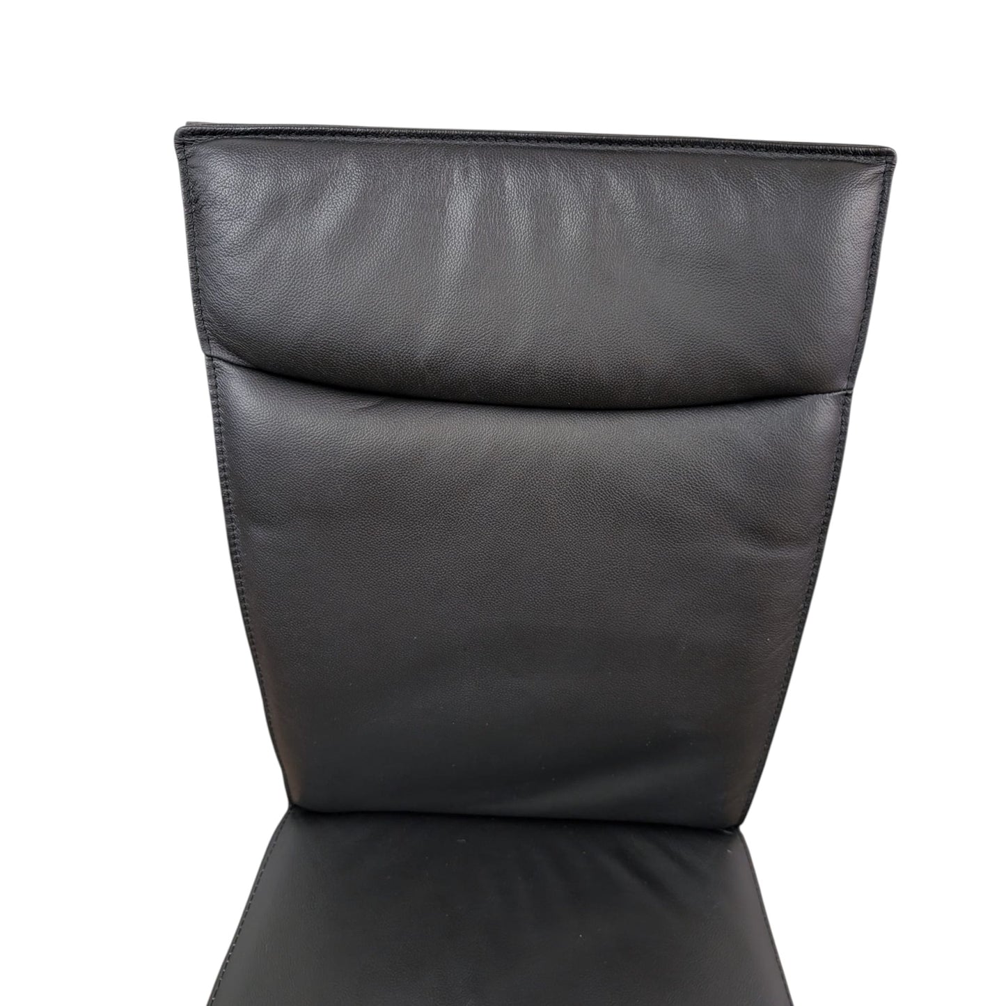 6 Schwinger-Stühle aus echtem Leder von Pfister. Art.-Nr.430