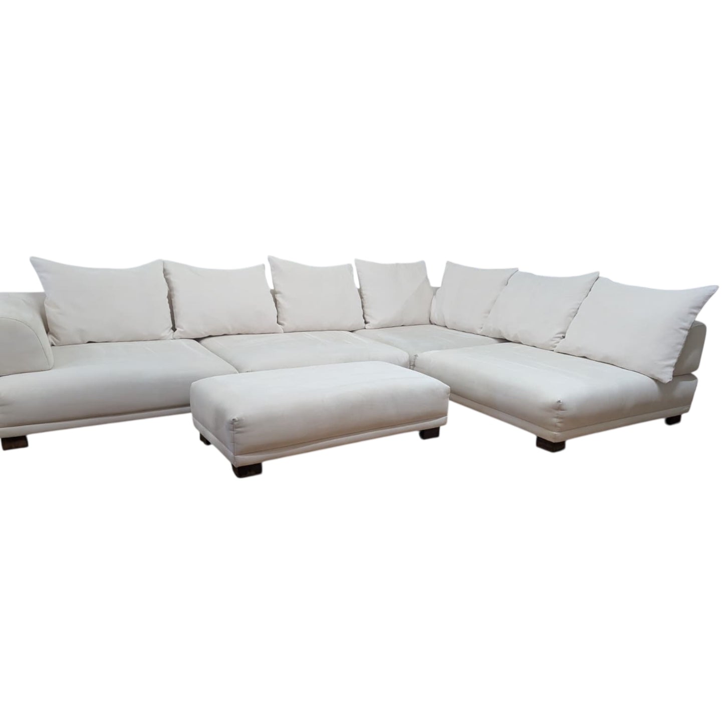 Hochwertiges Ecksofa mit Hocker von Bullfrog Art.-Nr. 461