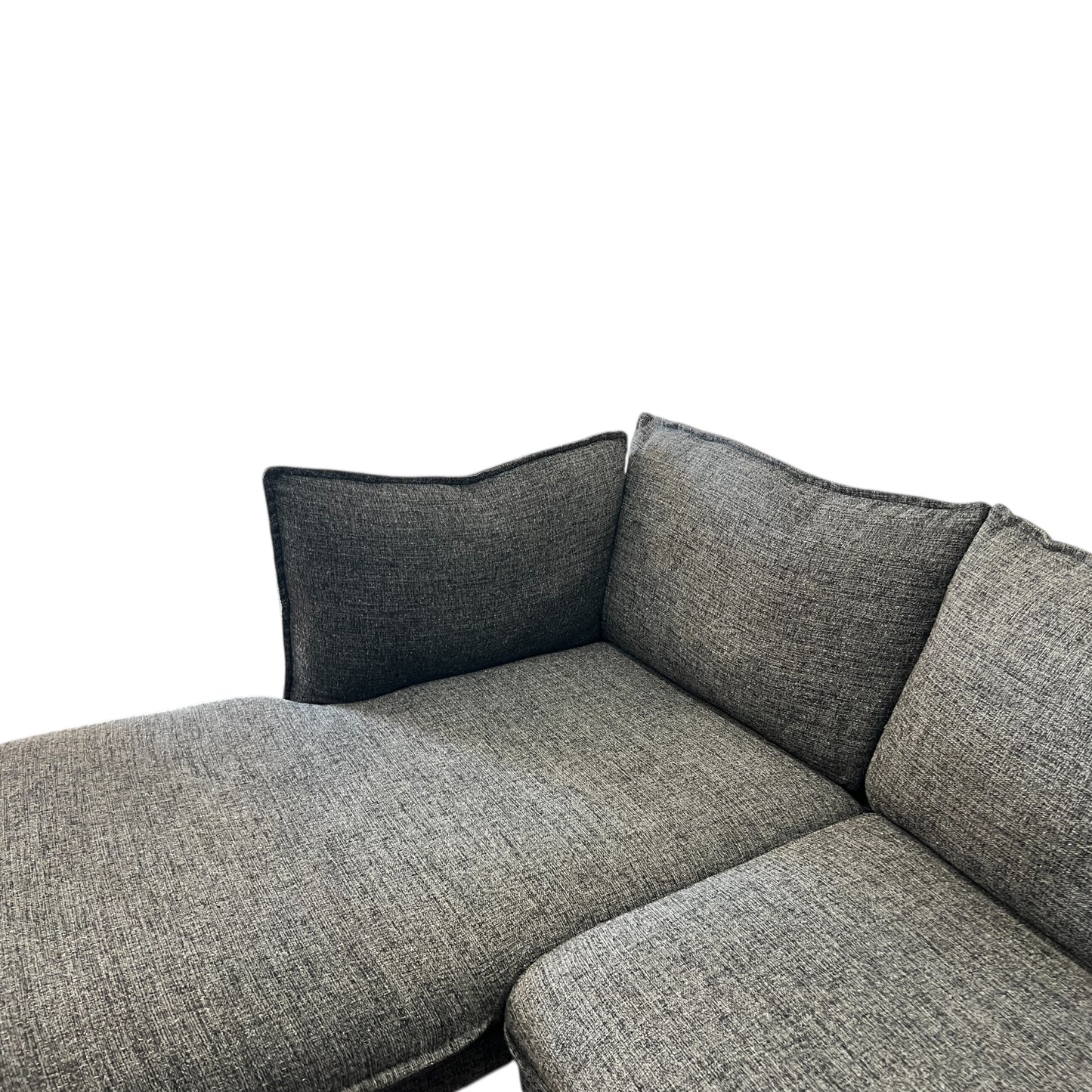 Kleines dunkelgraues Ecksofa Art.-Nr. 481