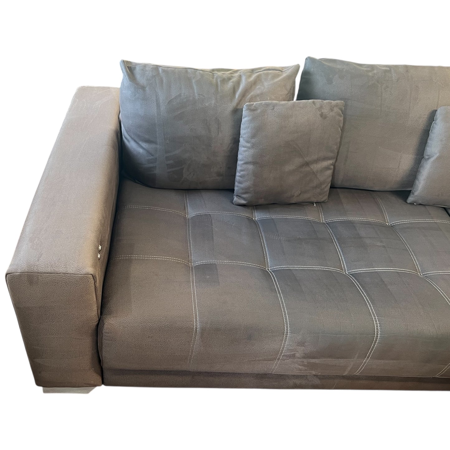 Ecksofa in Braun, elektrisch ausziehbar Art.-Nr. 507