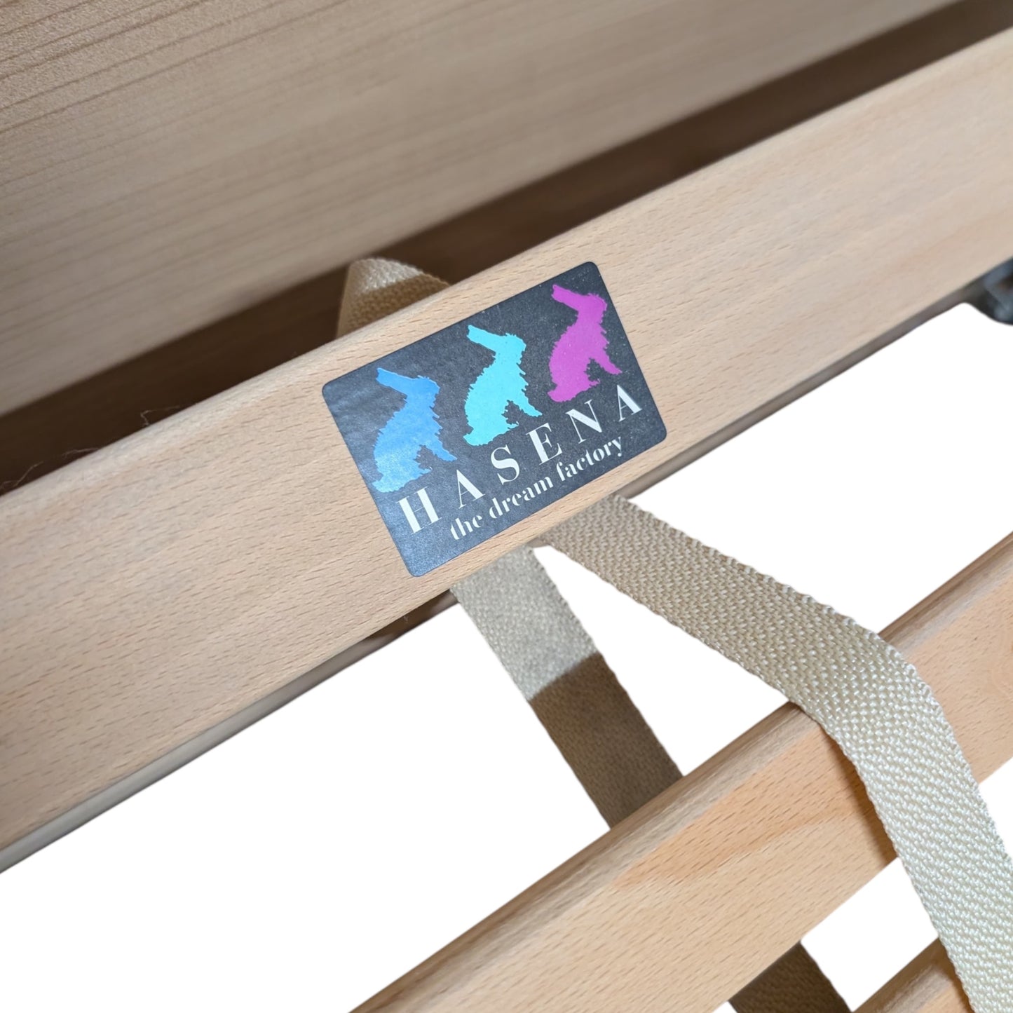 Holzbett mit passendem Lattenrost von Hasena Art.-Nr 476