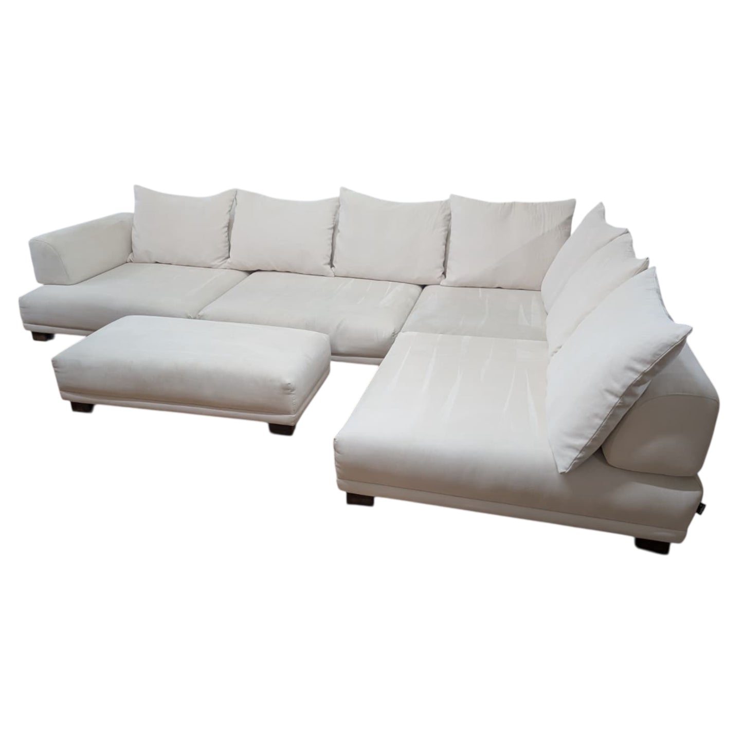 Hochwertiges Ecksofa mit Hocker von Bullfrog Art.-Nr. 461