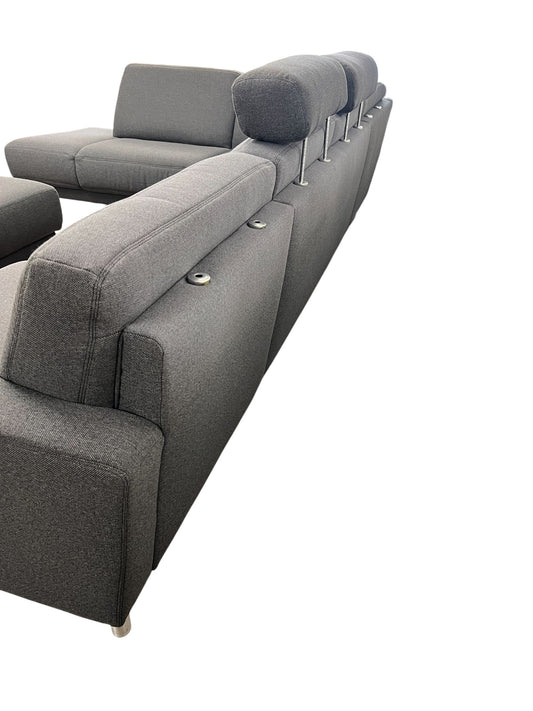 Ecksofa von Musterring mit passendem Hocker Art.-Nr. 035