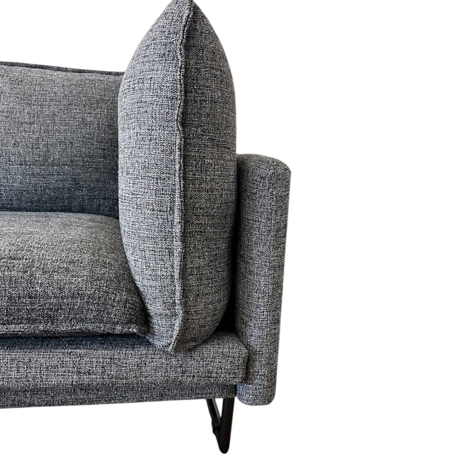 Kleines dunkelgraues Ecksofa Art.-Nr. 481