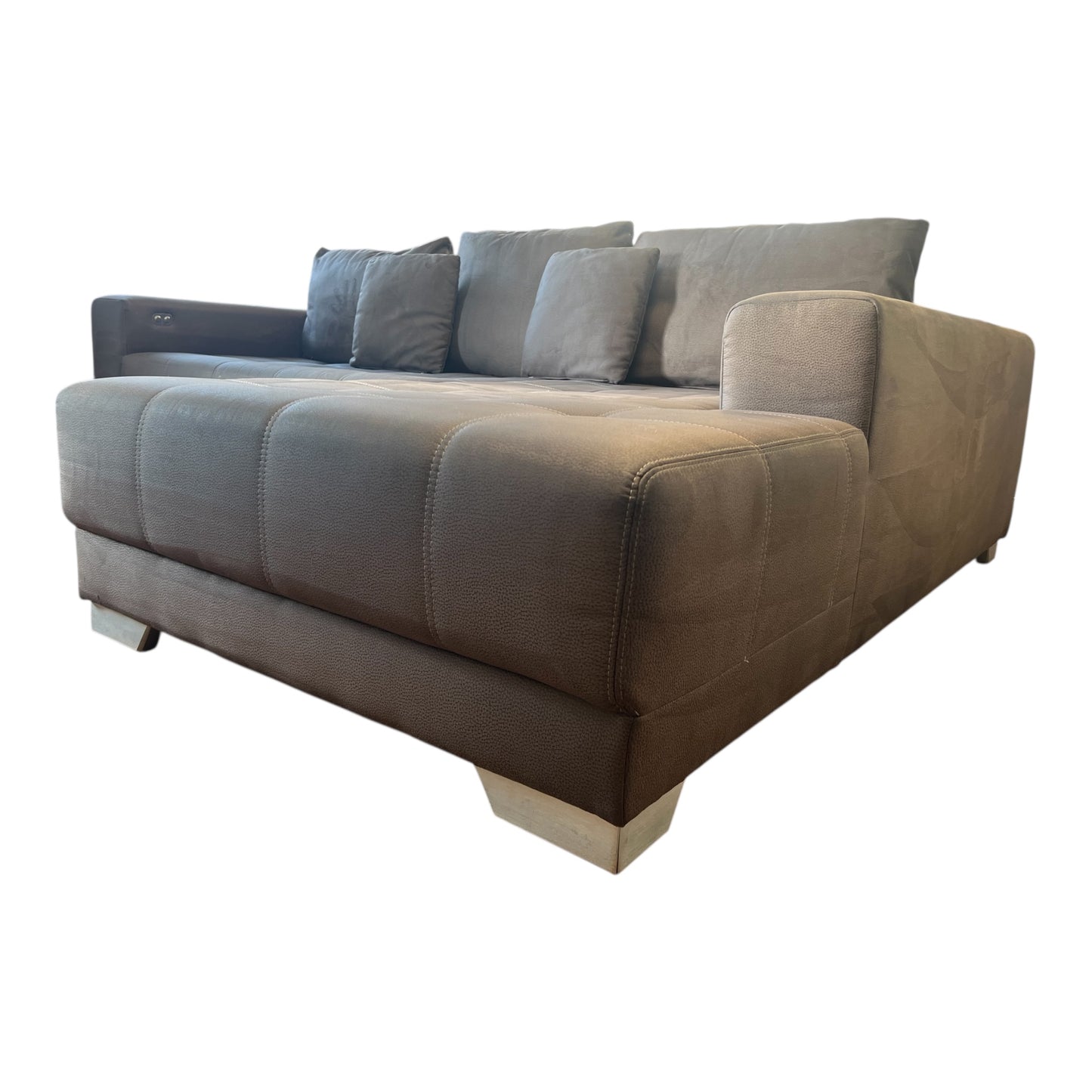 Ecksofa in Braun, elektrisch ausziehbar Art.-Nr. 507