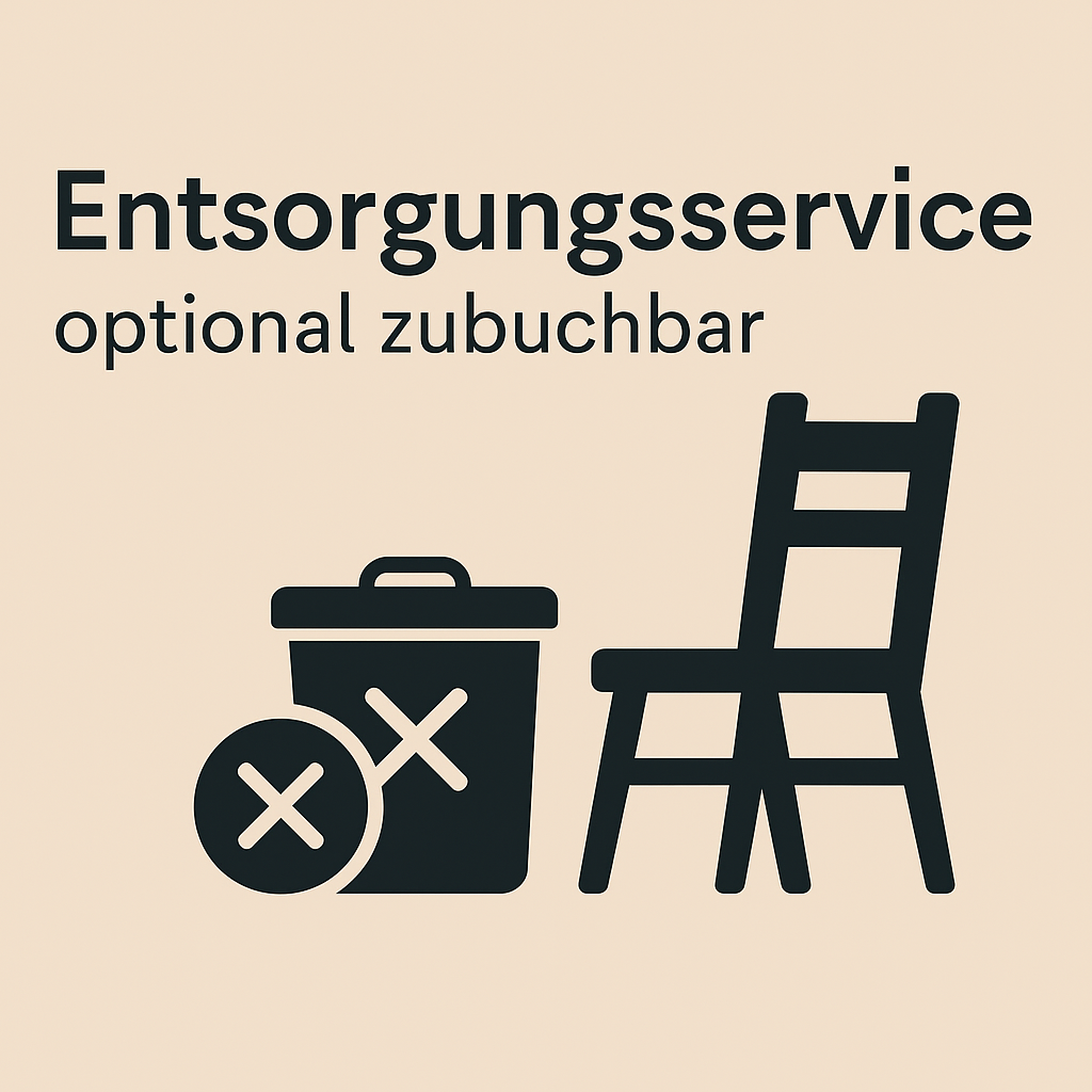 Entsorgungsservice bei Lieferung - optional zubuchbar