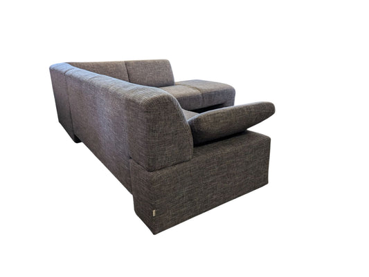 Graues Ecksofa von Candy Möbel Art.-Nr.199