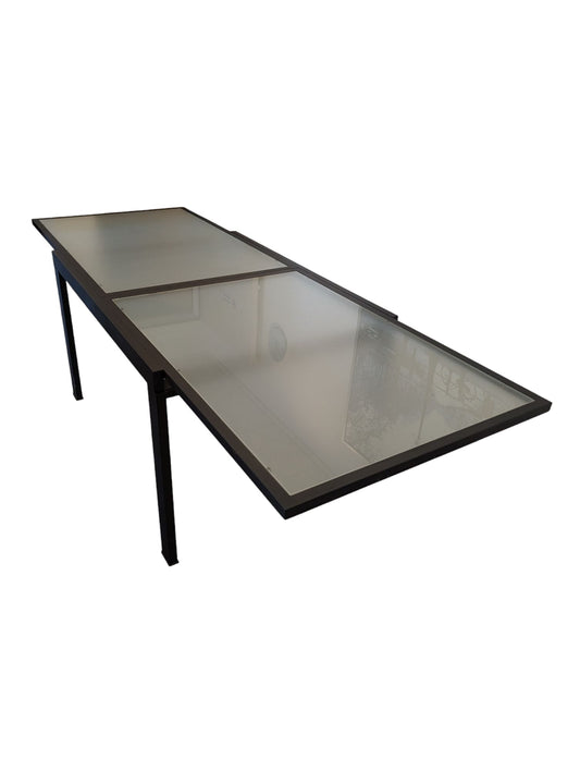 Schwarzer Esstisch mit Verlängerung Art.-Nr.276