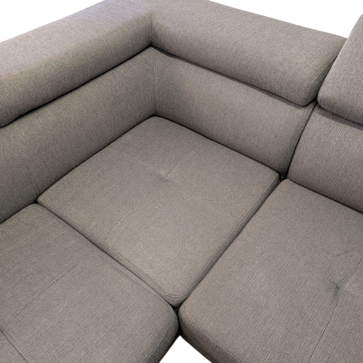 Ecksofa in Grau mit Bettfunktion Art.-Nr. 392