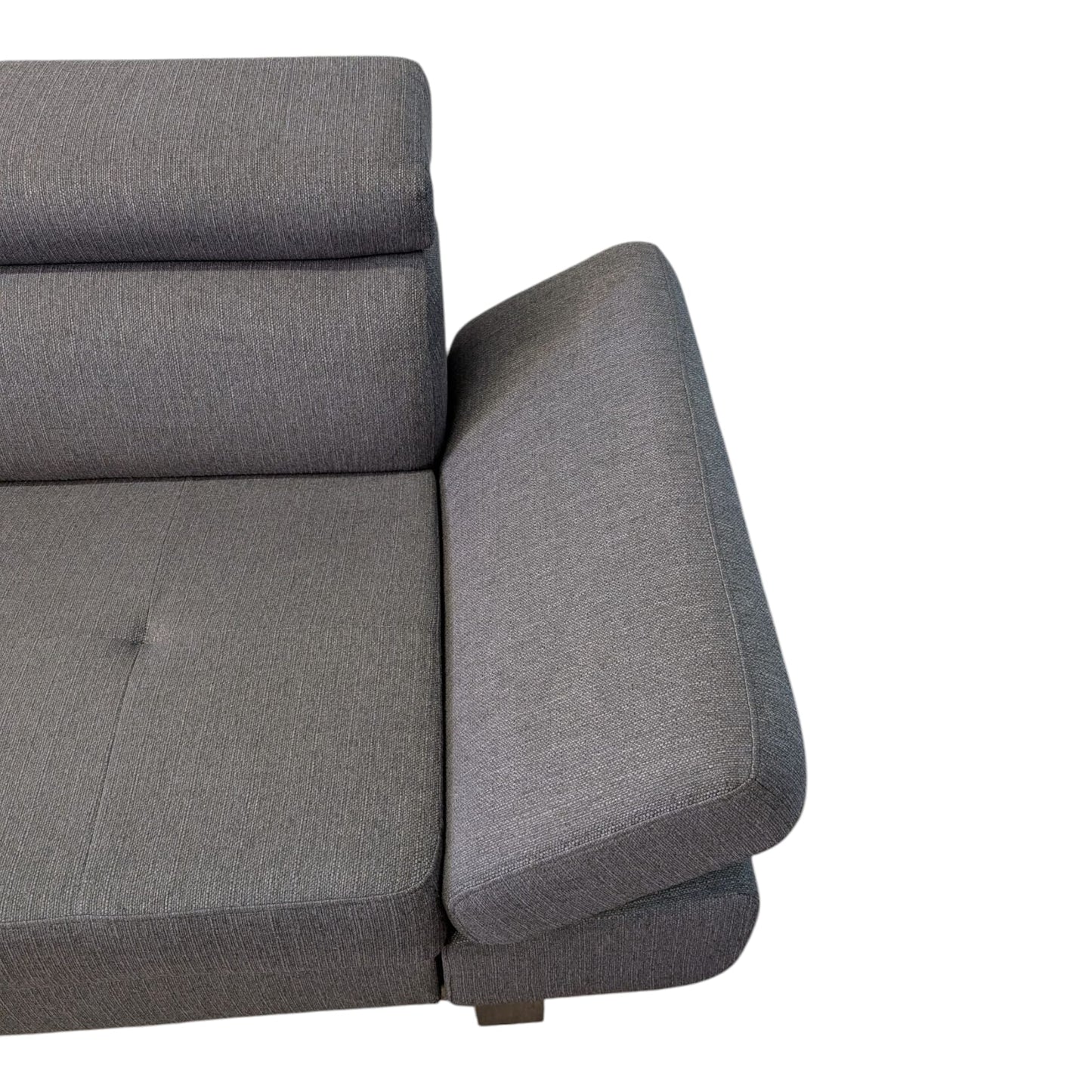 Ecksofa in Grau mit Bettfunktion Art.-Nr. 392