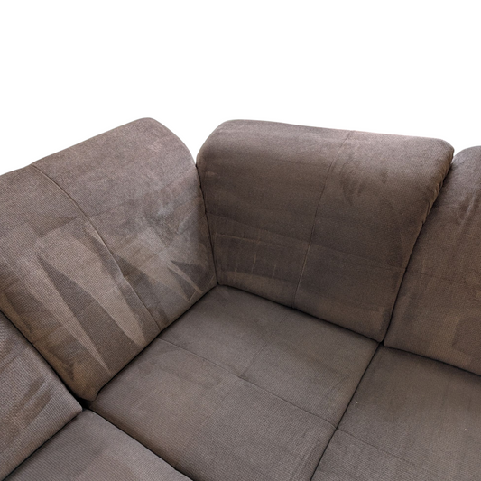 U-förmiges braunes Sofa mit Stauraum Art.-Nr.333