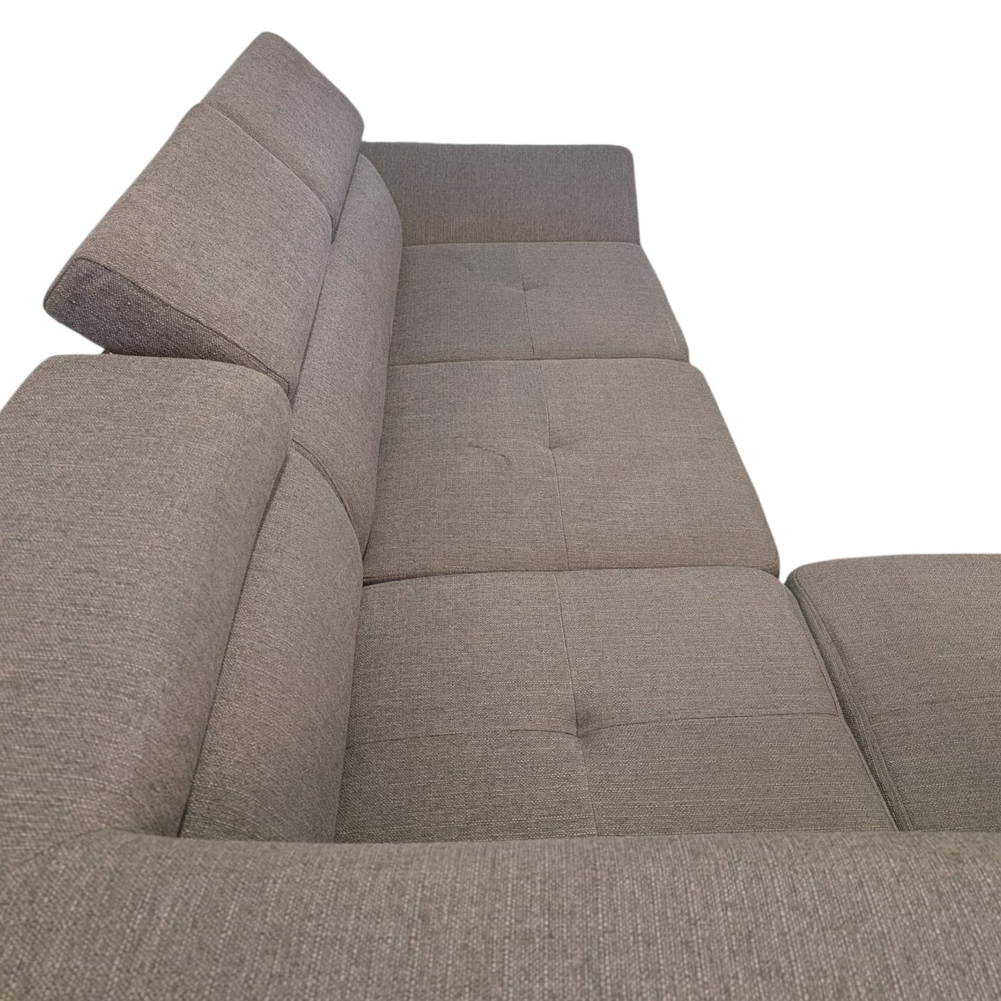 Ecksofa in Grau mit Bettfunktion Art.-Nr. 392