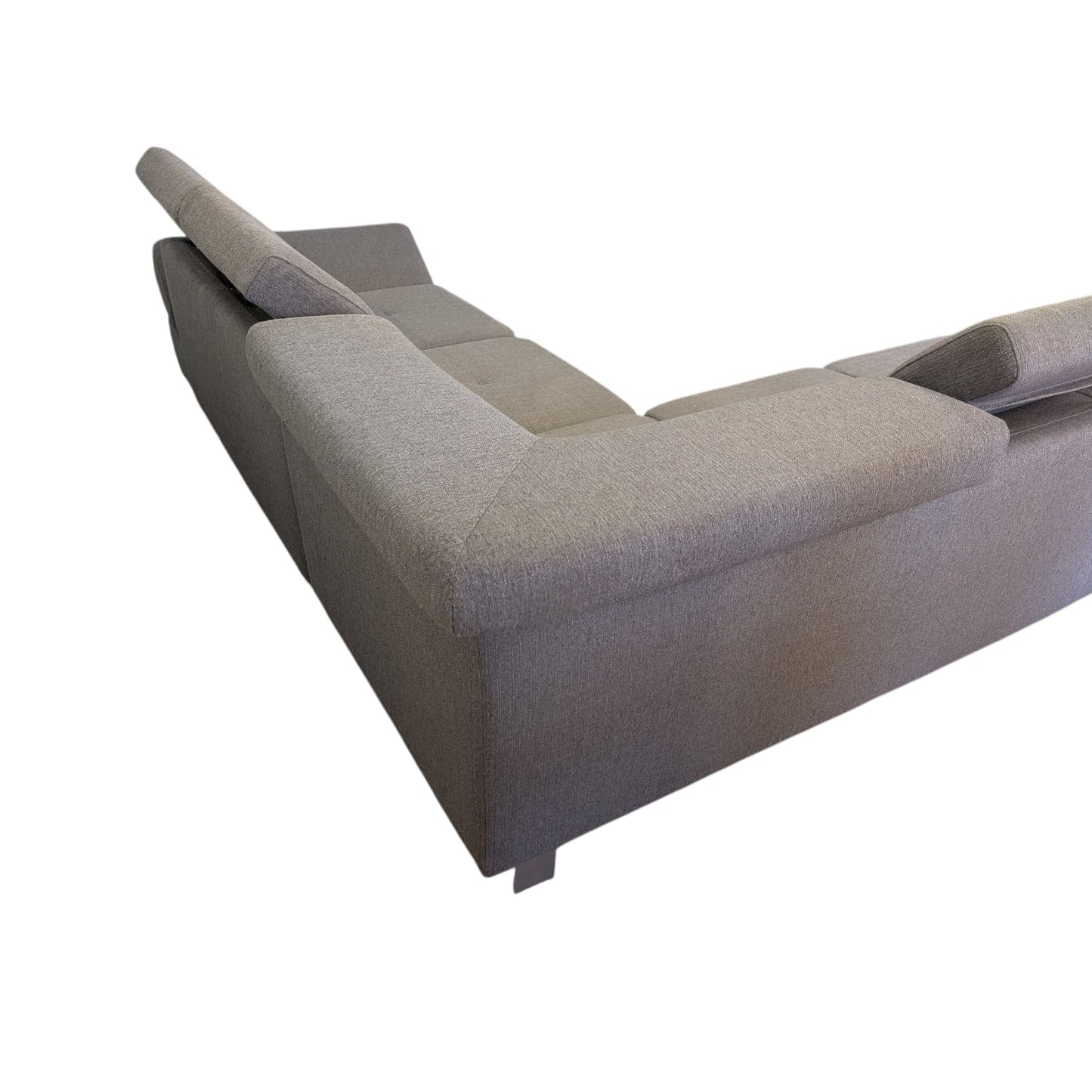 Ecksofa in Grau mit Bettfunktion Art.-Nr. 392