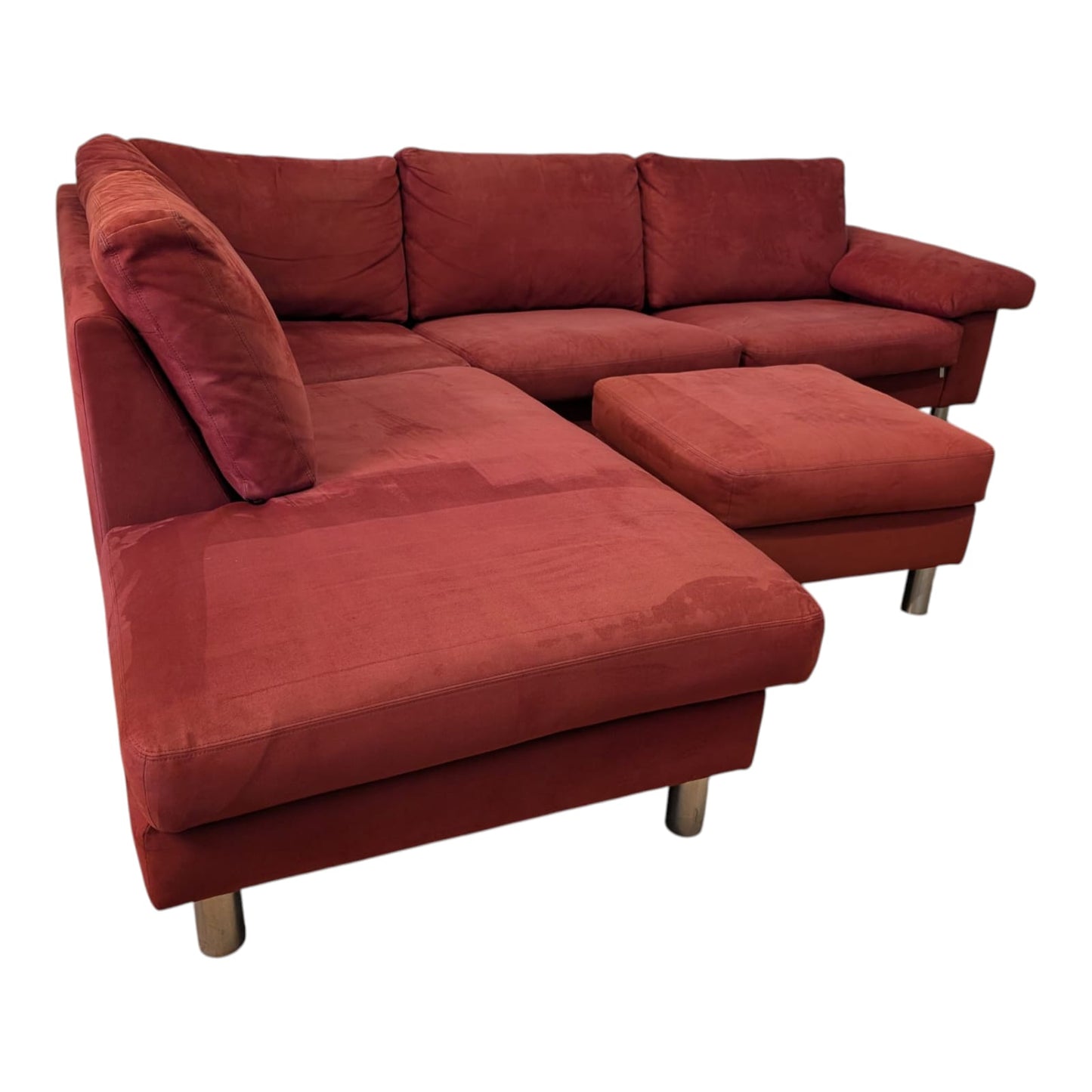 Ecksofa aus hochwertigem Alcantara von classics by Pfister Art.-Nr. 369