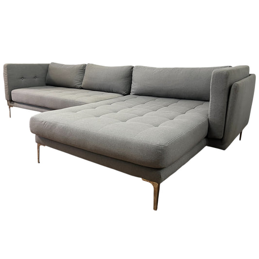 Modernes graues Ecksofa Art.-Nr. 496