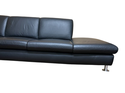 Ecksofa aus echtem Leder von Willi Schillig. Art.-Nr. 036