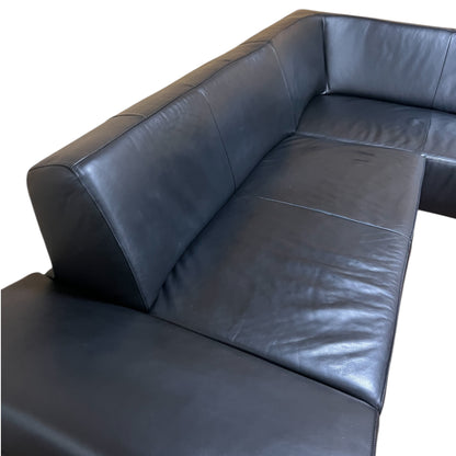 Hochwertiges Echtleder-Ecksofa von w. Schillig Art.-Nr. 561