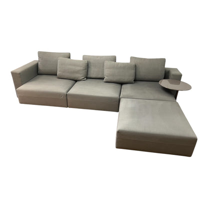 Hochwertiges graues Ecksofa von Minotti Art.-Nr. 532