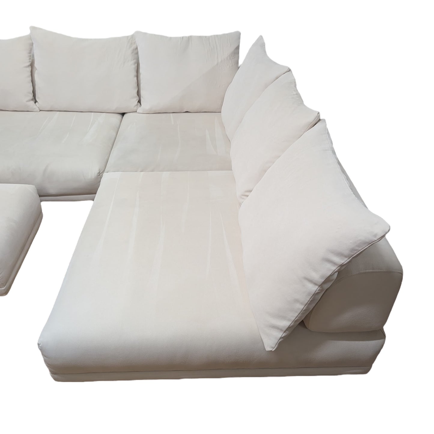 Hochwertiges Ecksofa mit Hocker von Bullfrog Art.-Nr. 461