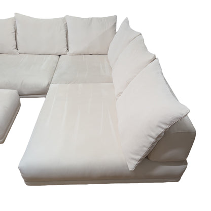 Hochwertiges Ecksofa mit Hocker von Bullfrog Art.-Nr. 461