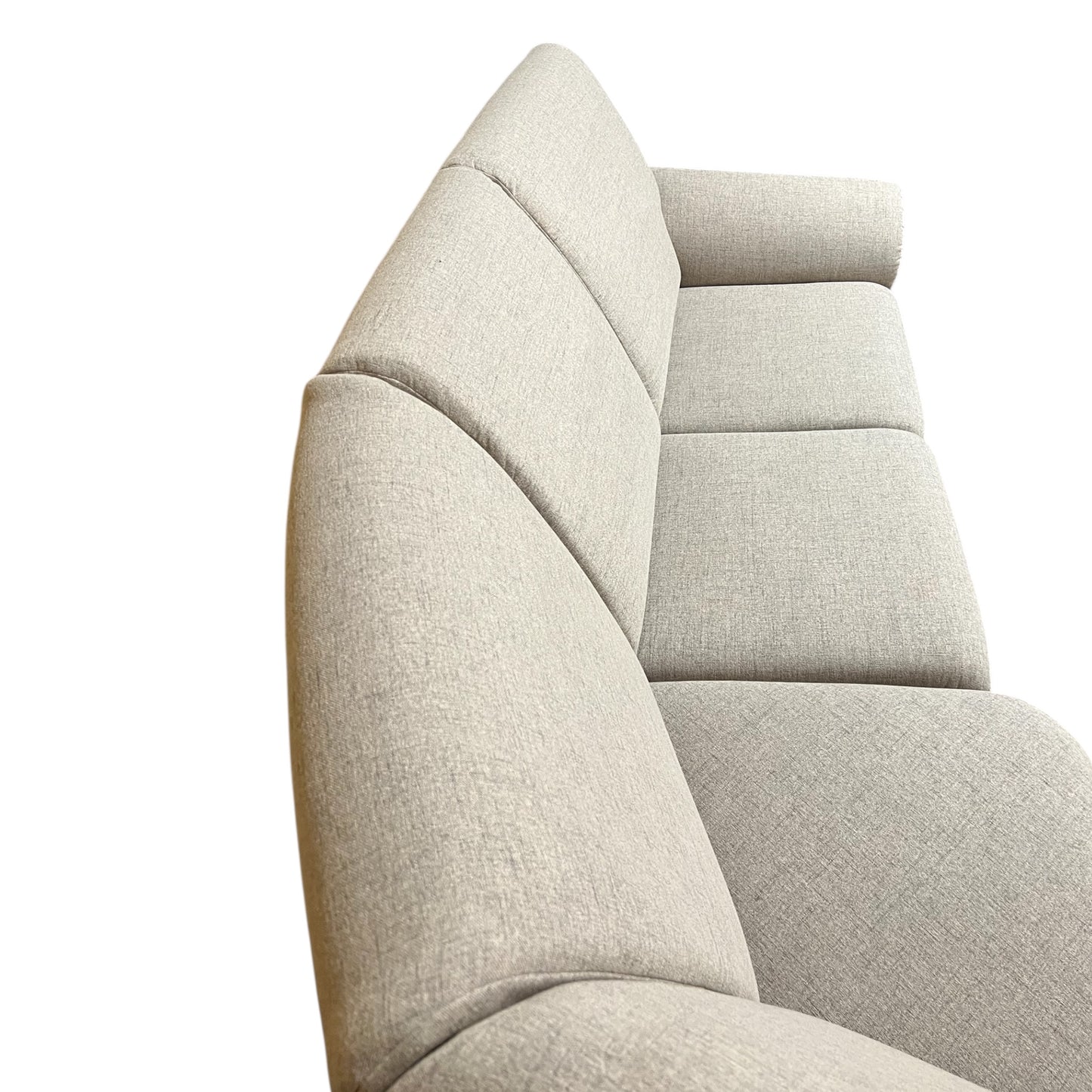 Dunkelbeiges Ecksofa von Pfister. Art.-Nr. 555