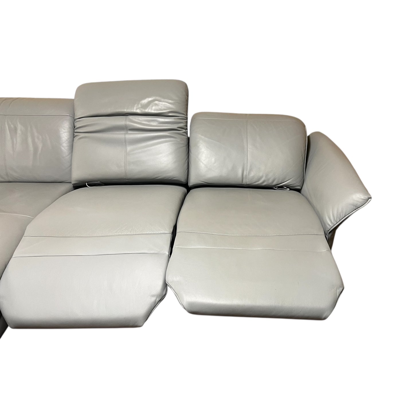 Hochwertiges Ecksofa aus echtem Leder von Van Bloom. Art.-Nr. 530
