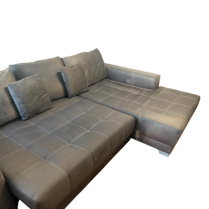 Ecksofa in Braun, elektrisch ausziehbar Art.-Nr. 507