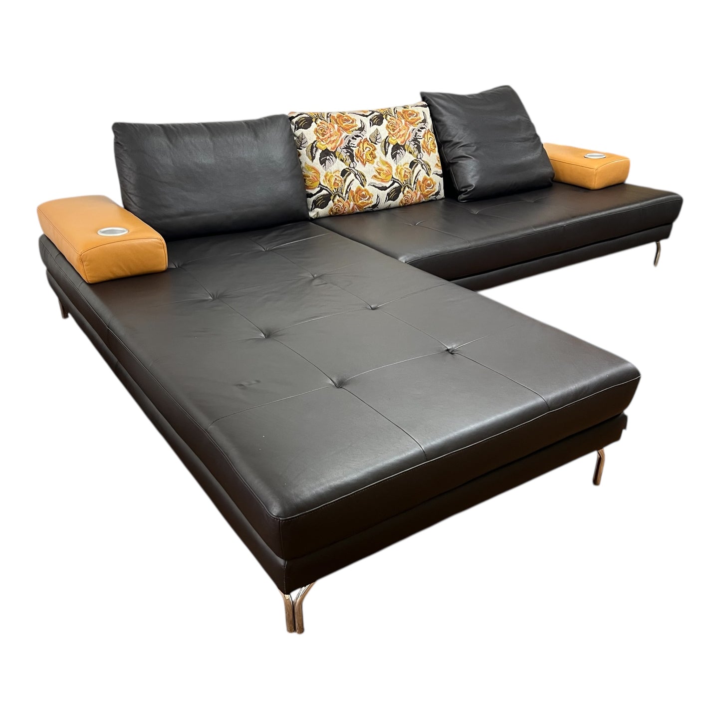 Hochwertiges Ecksofa aus echtem Leder von W. Schillig. Art.- Nr. 526