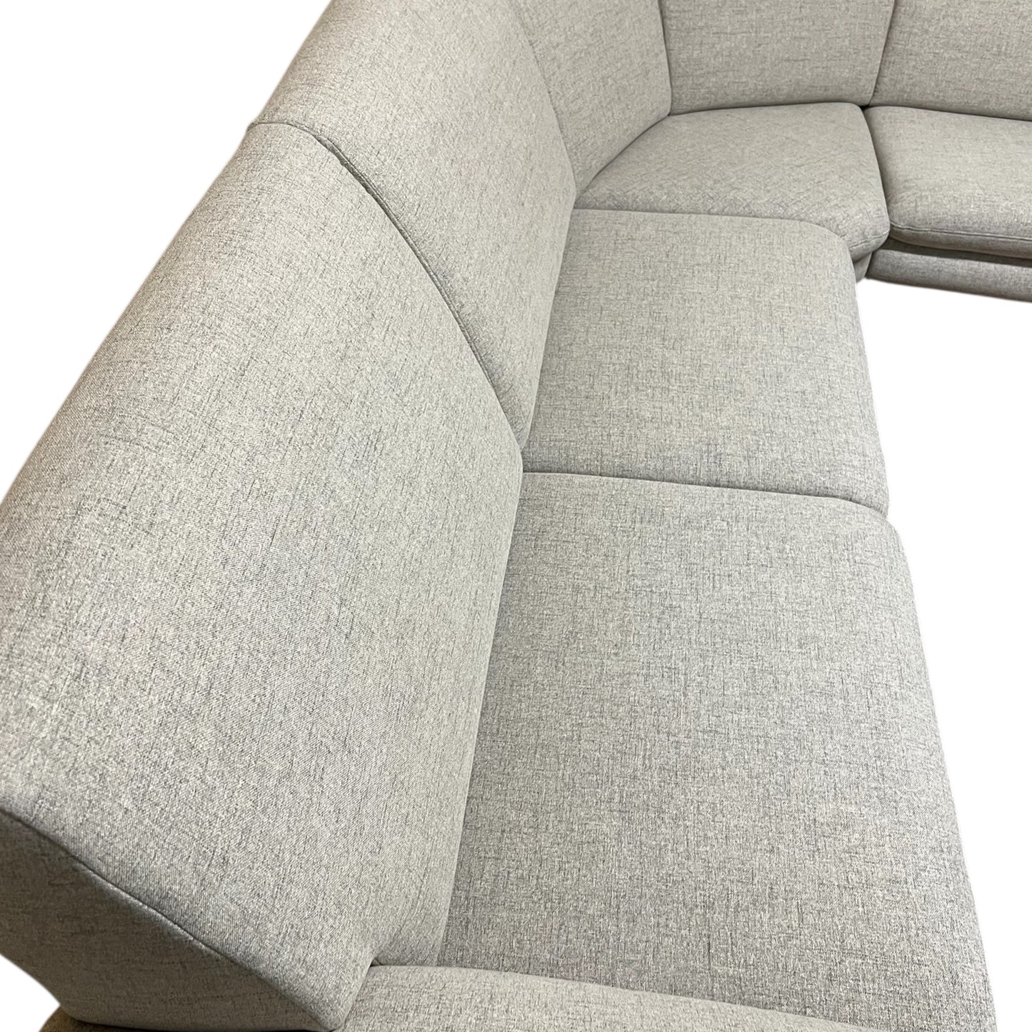 Dunkelbeiges Ecksofa von Pfister. Art.-Nr. 555