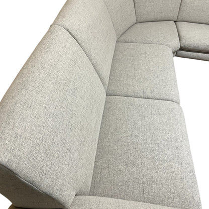 Dunkelbeiges Ecksofa von Pfister. Art.-Nr. 555