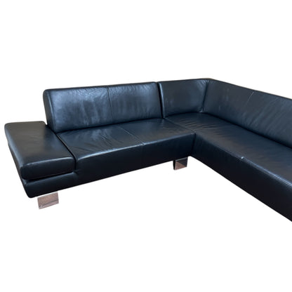 Hochwertiges Echtleder-Ecksofa von w. Schillig Art.-Nr. 561