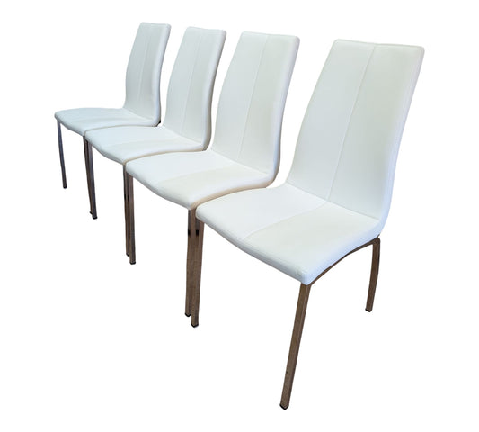 4 Stühle in Weiss Art.-Nr. 432