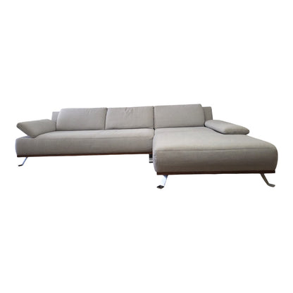 Ecksofa mit Holzdetails von Pfister Art.-Nr. 040