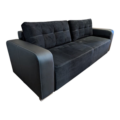 Schwarzes Bettsofa mit Stauraum Art.-Nr. 383
