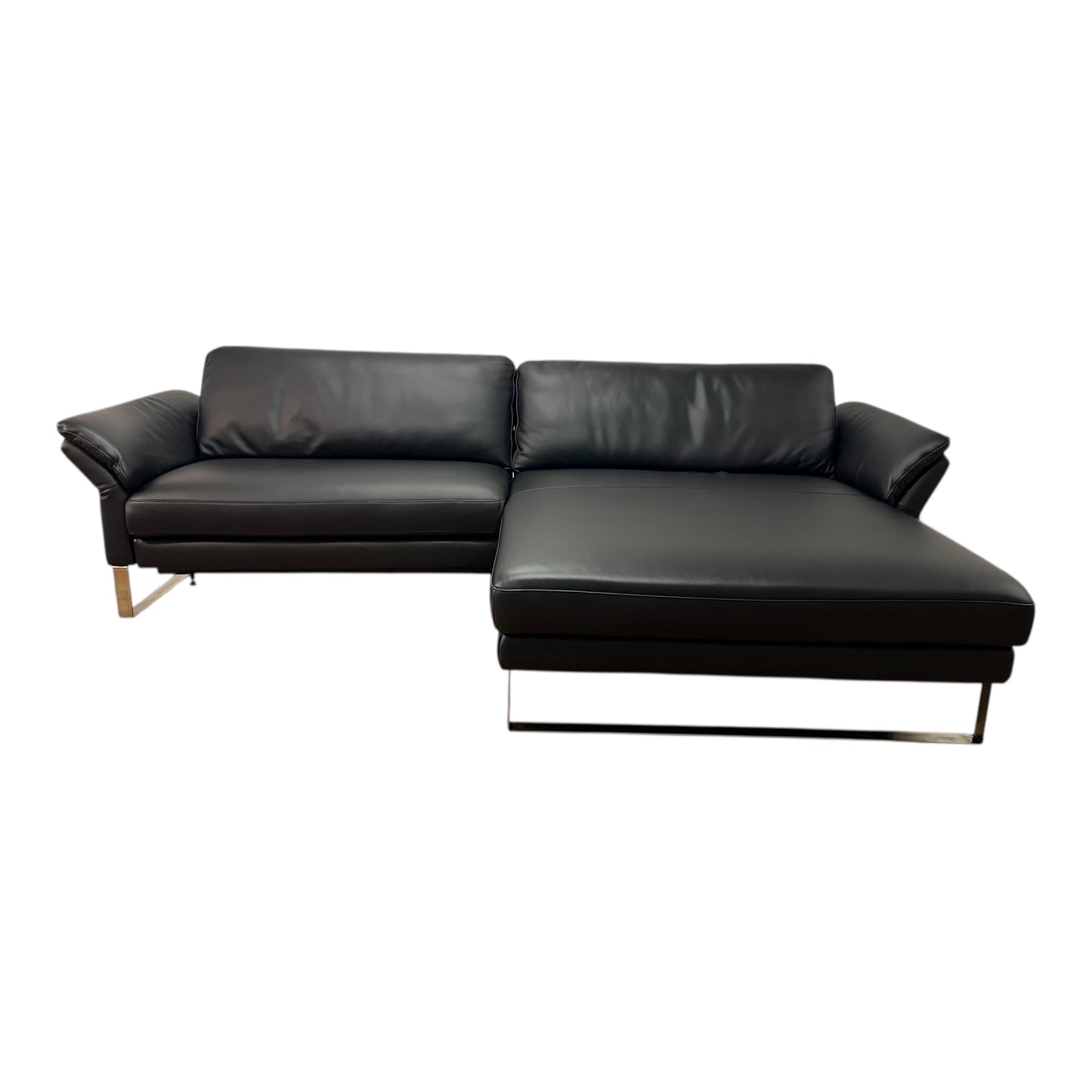 Ecksofa aus echtem Leder mit zwei elektrischen Funktionen Art.-Nr. 575