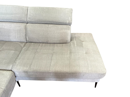 Ecksofa mit verstellbarer Kopfstütze & Stauraum Art.-Nr. 590