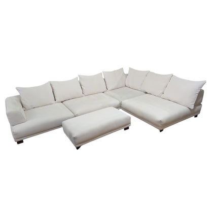 Hochwertiges Ecksofa mit Hocker von Bullfrog Art.-Nr. 461