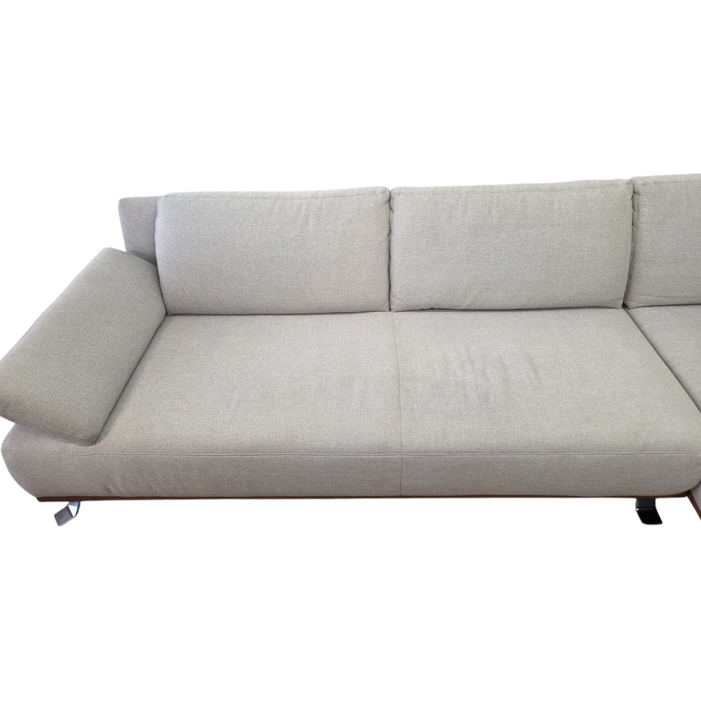 Ecksofa mit Holzdetails von Pfister Art.-Nr. 040