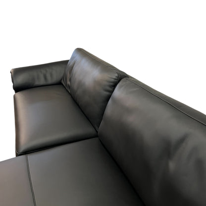 Ecksofa aus echtem Leder mit zwei elektrischen Funktionen Art.-Nr. 575