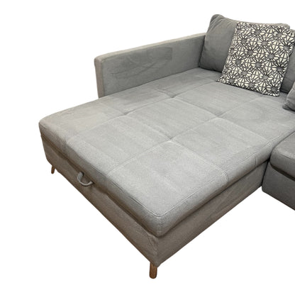 Ecksofa mit verstellbaren Armlehnen. Art.-Nr. 550