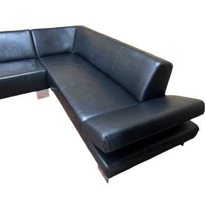 Hochwertiges Echtleder-Ecksofa von w. Schillig Art.-Nr. 561