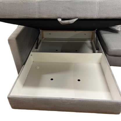 Ecksofa mit verstellbaren Armlehnen. Art.-Nr. 550