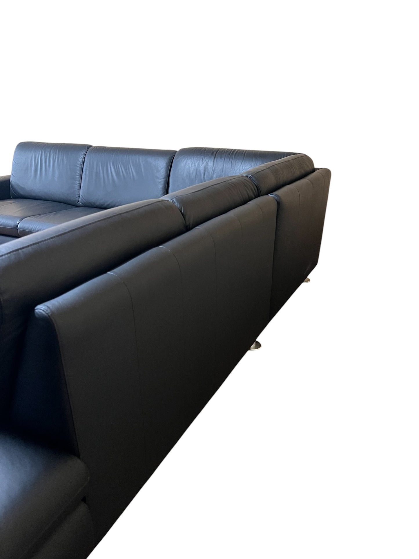 Ecksofa aus echtem Leder von Willi Schillig. Art.-Nr. 036